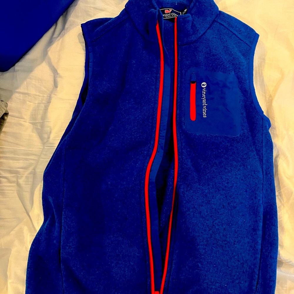 Boys 10-12 Vineyard Vines Shep and Ian Fleece vest